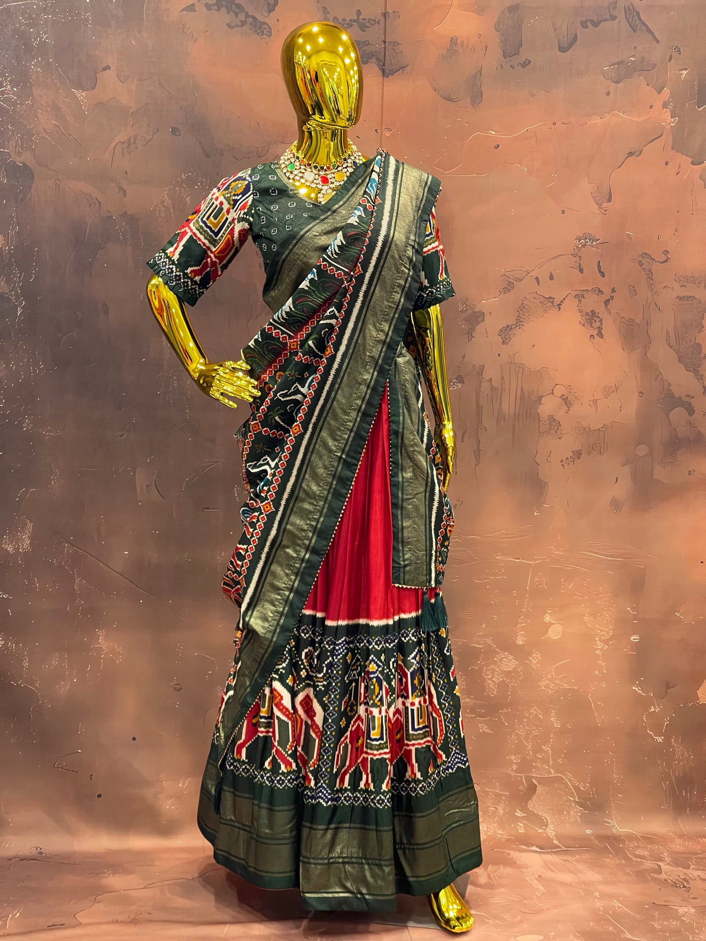 Heritage Heirloom – Handloom Ghagra Set