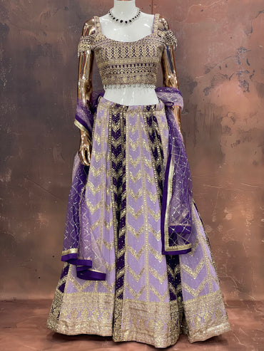Lavender Royale – Designer Lehenga Set