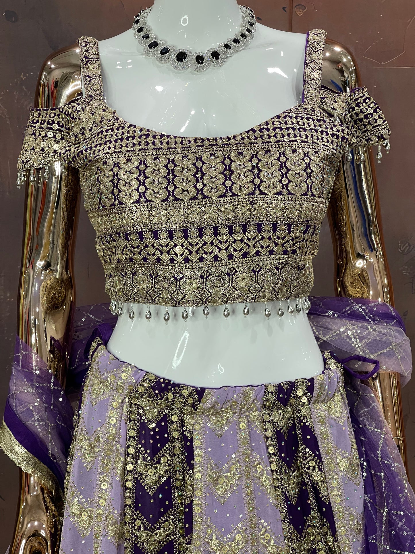 Lavender Royale – Designer Lehenga Set