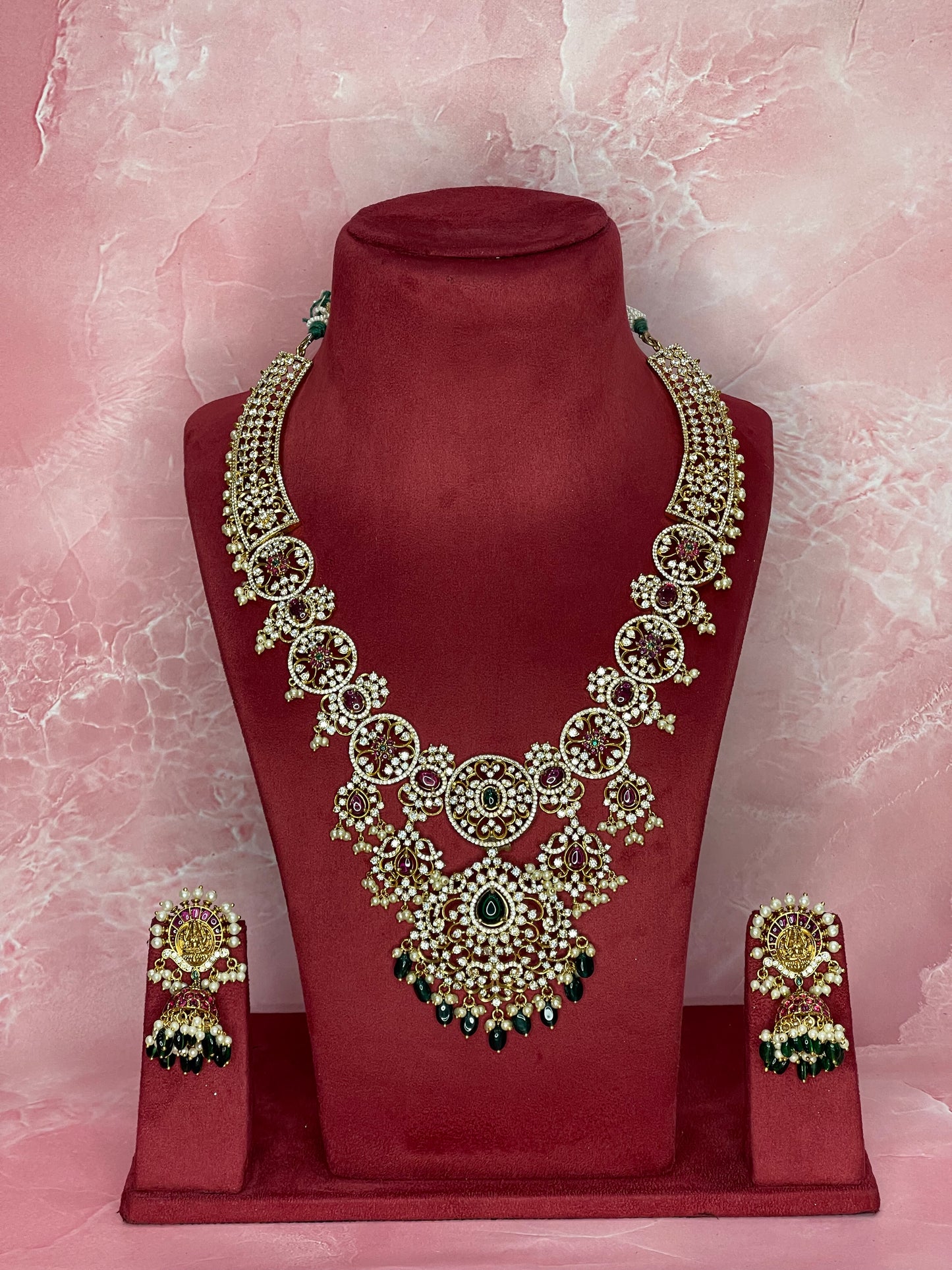 Royal Polki Bridal Necklace Set