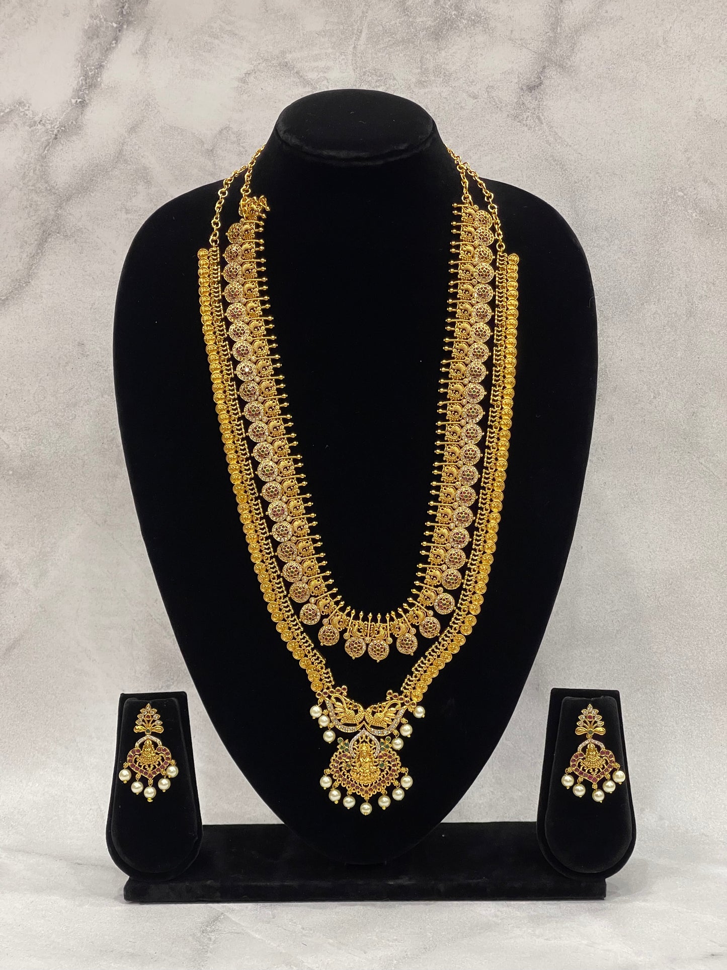 Regal Heritage Temple Necklace Set