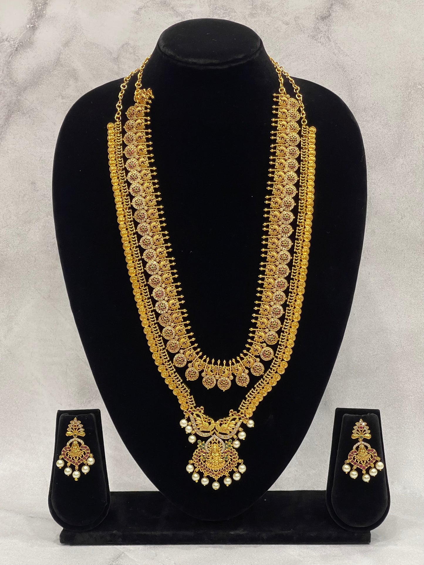 Regal Heritage Temple Necklace Set
