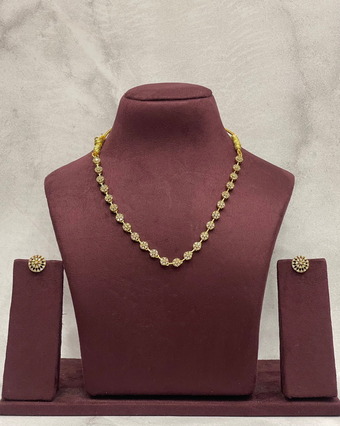 Dainty Floral Diamond Set