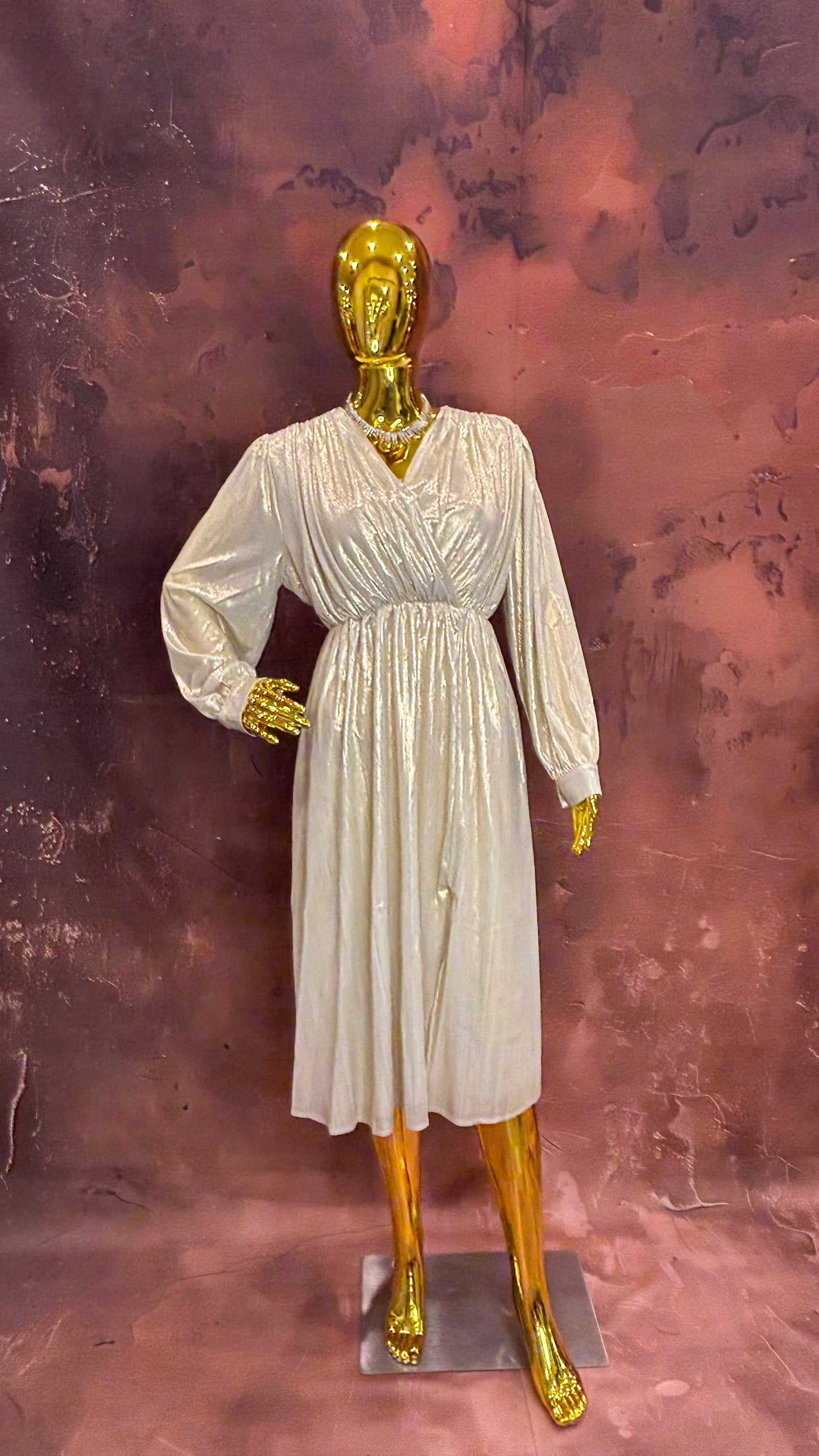 Champagne Gleam – Partywear Gown