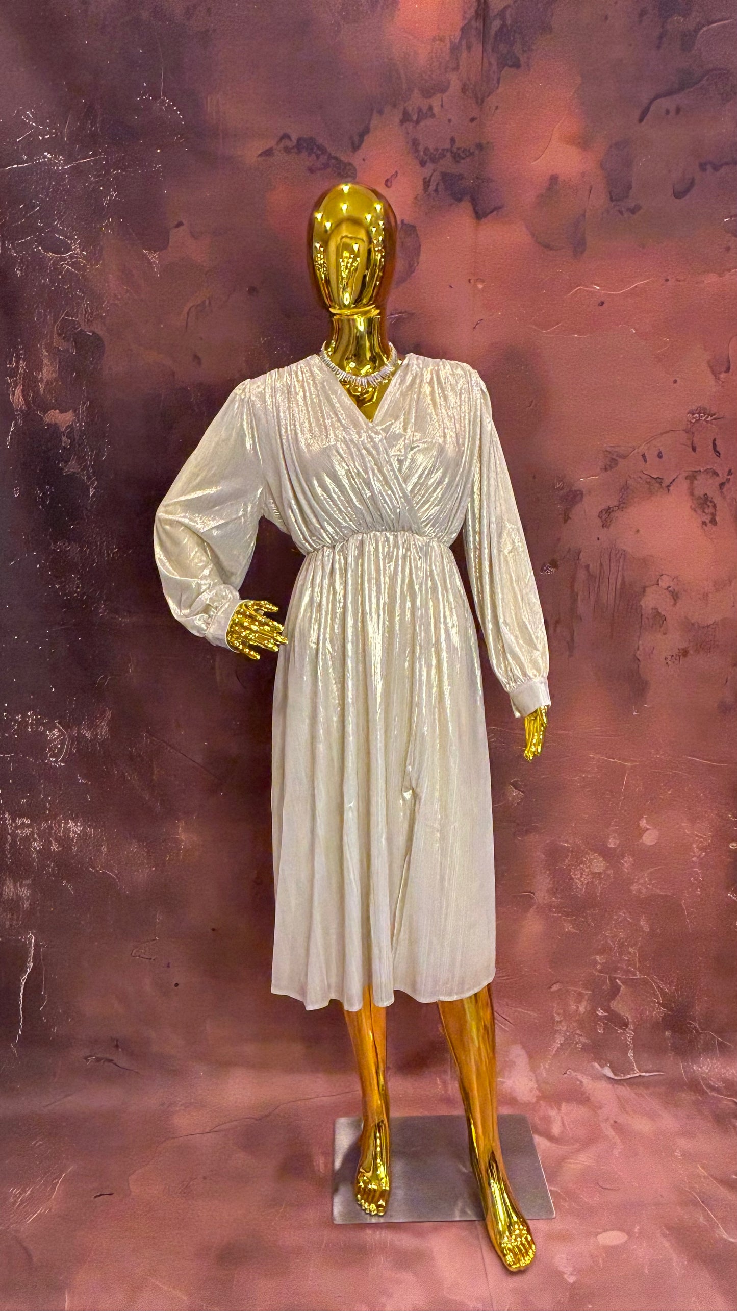 Champagne Gleam – Partywear Gown