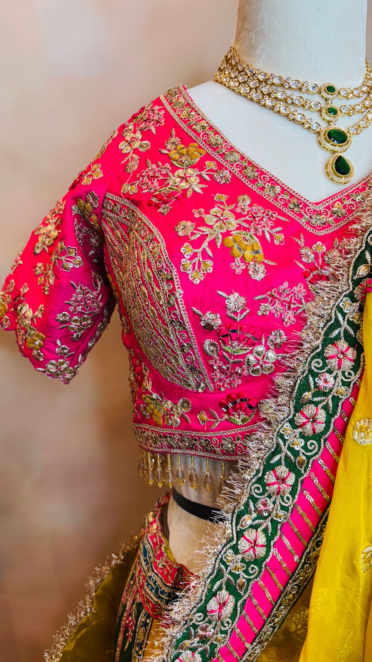 Peony Parade – Multicolour Embroidered Lehenga Set