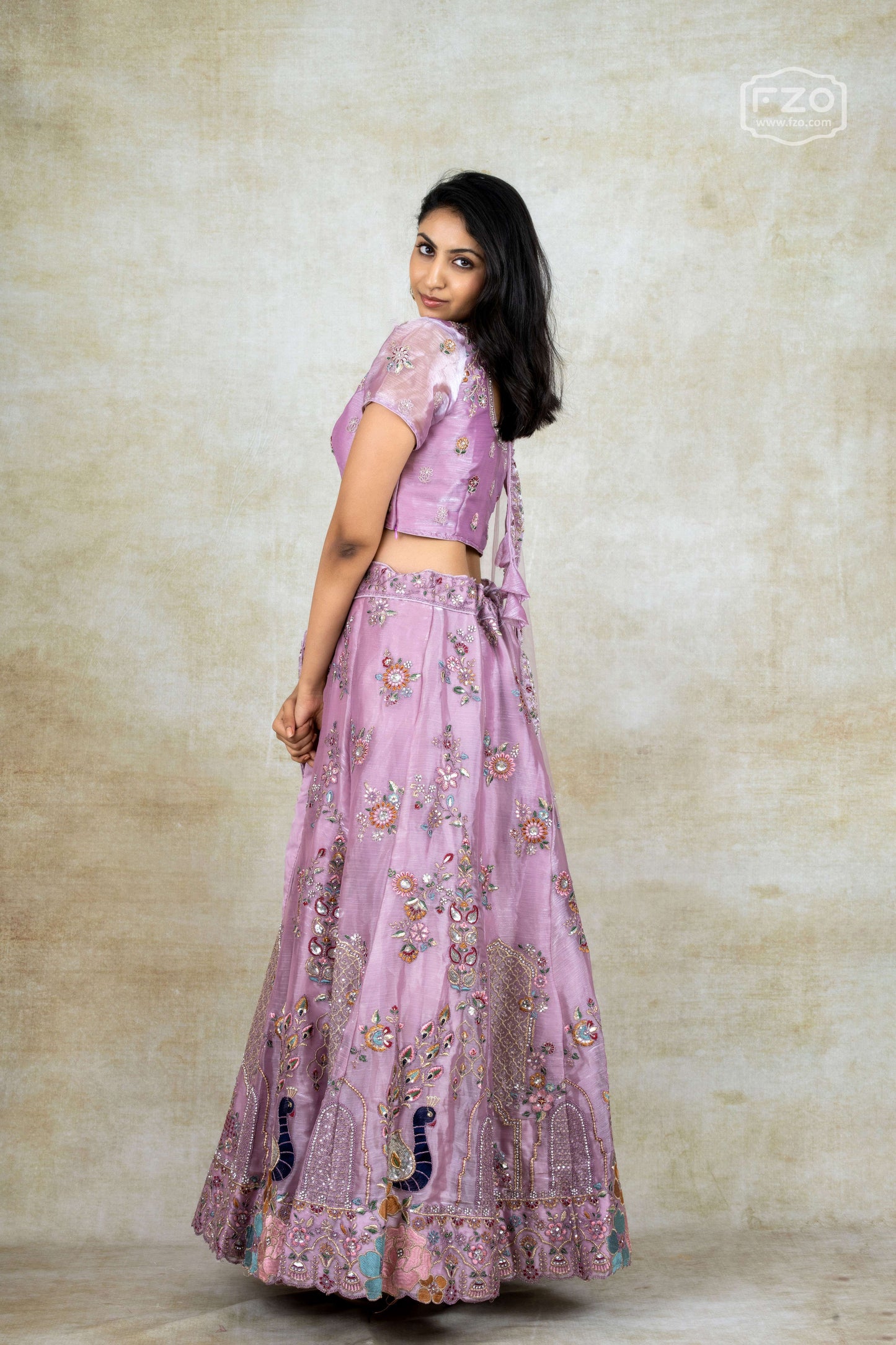 Lavender Dream – Purple Embellished Lehenga Set