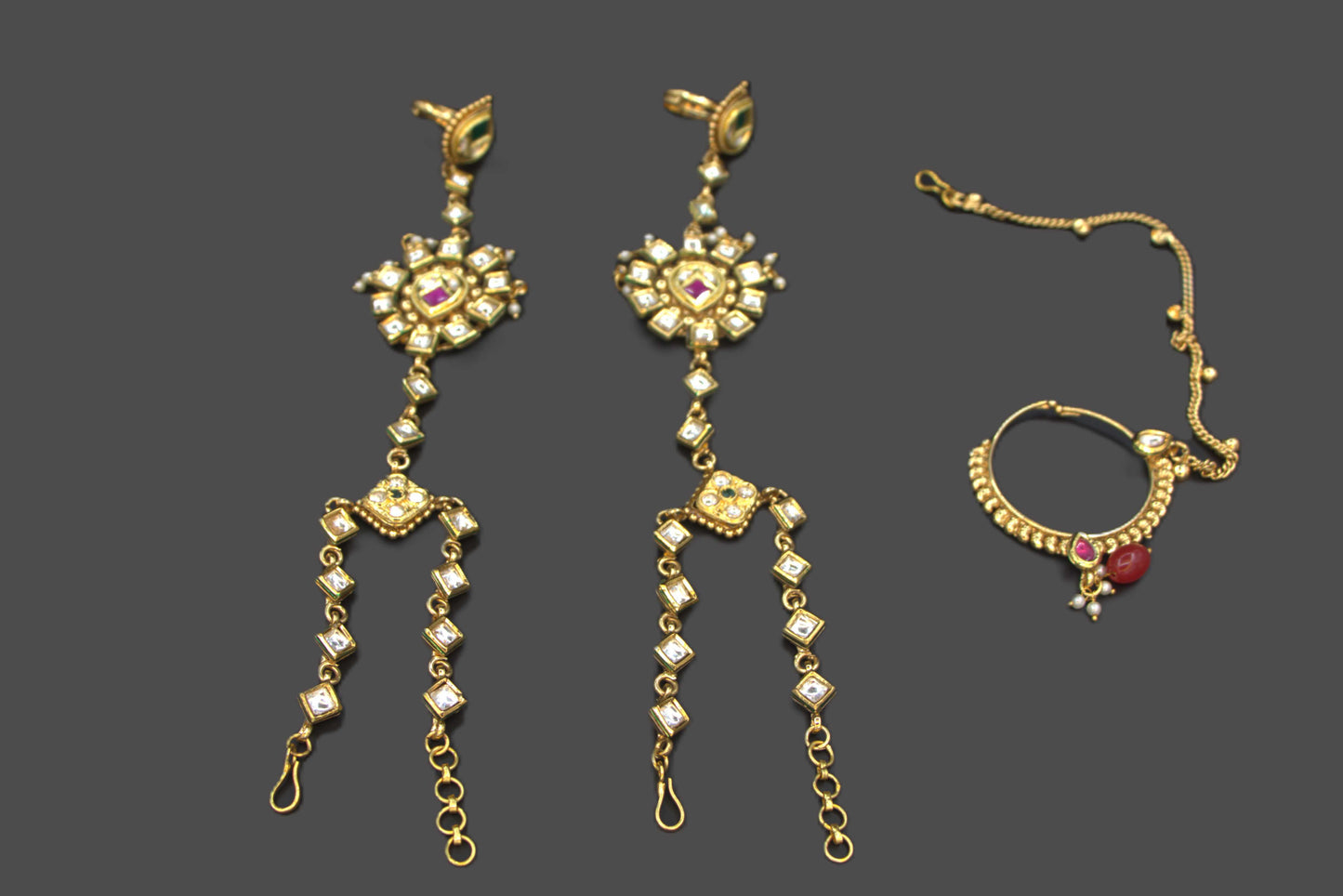 Royal Bridal Jewellery Set – Traditional Kundan & Pearl Masterpiece