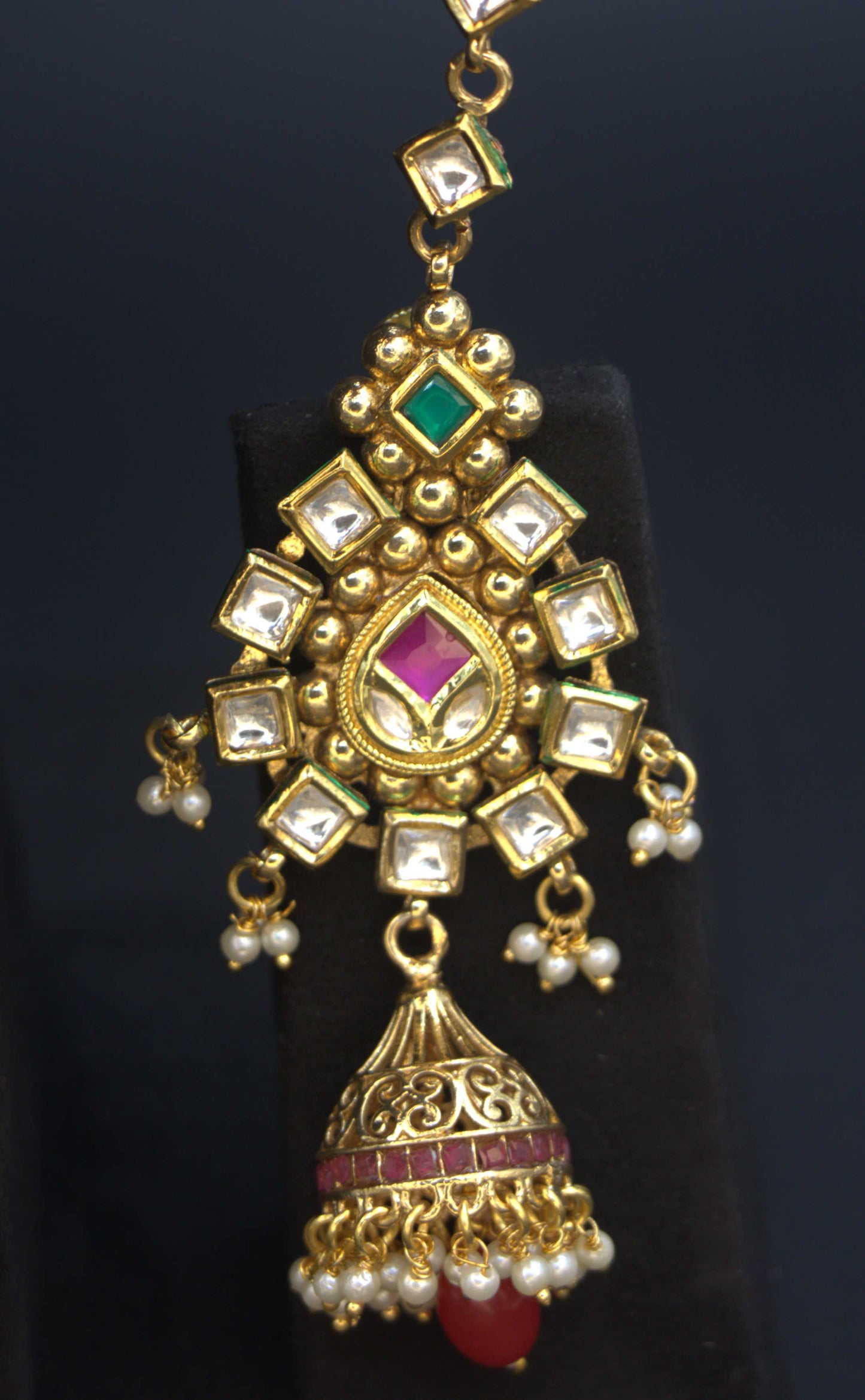 Royal Bridal Jewellery Set – Traditional Kundan & Pearl Masterpiece