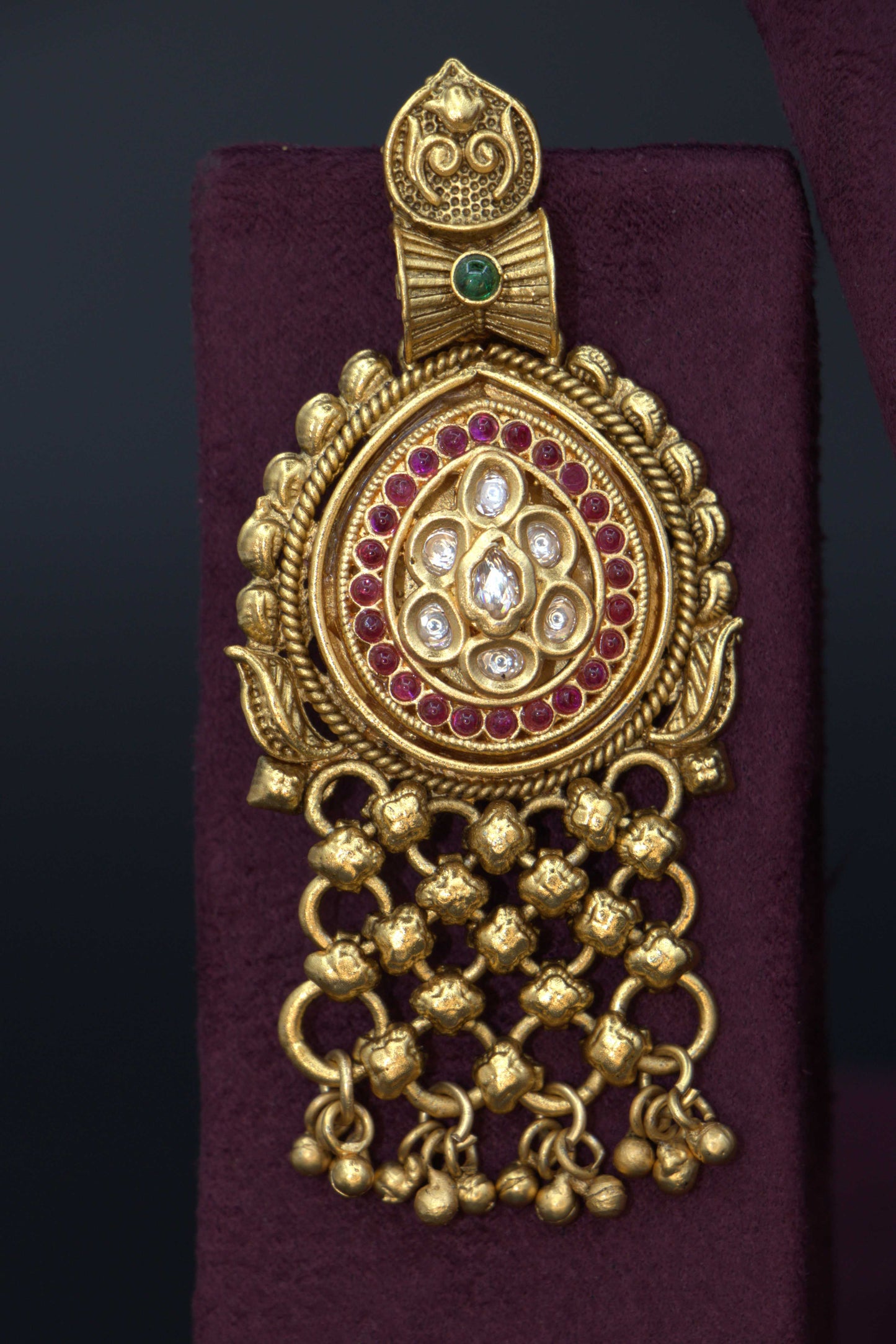 Peacock Motif Temple Bridal Jewellery Set