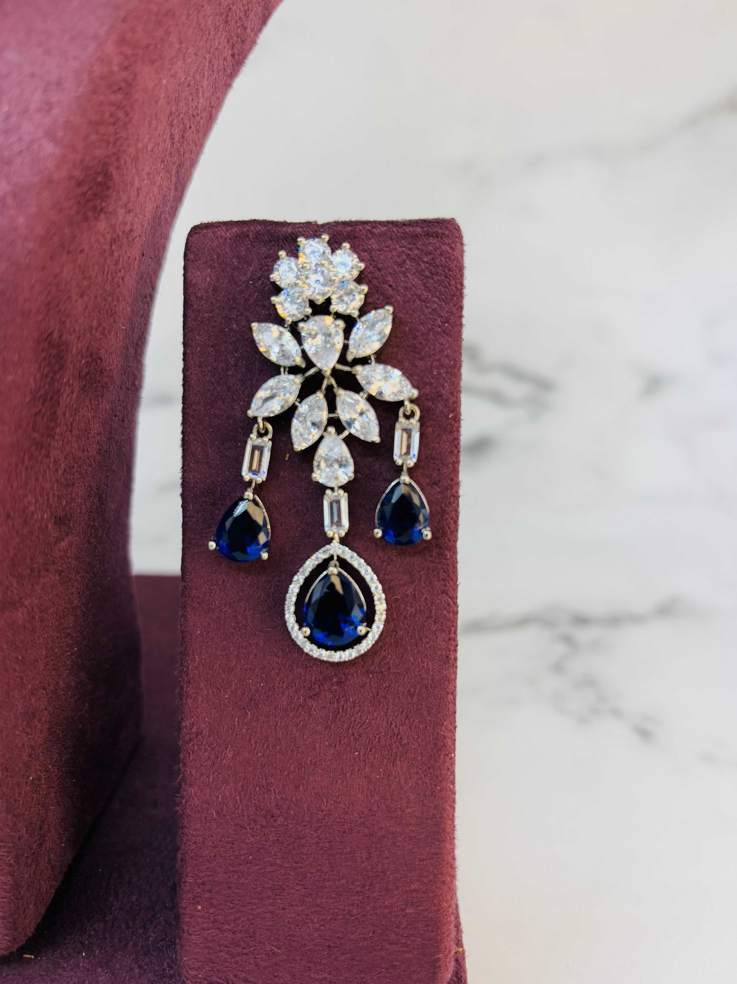 Sapphire Blue Diamond Necklace: Rent in Jubilee Hills!