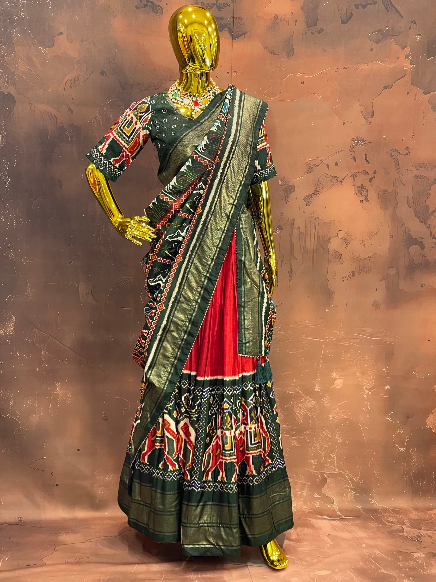 Heritage Heirloom – Handloom Ghagra Set