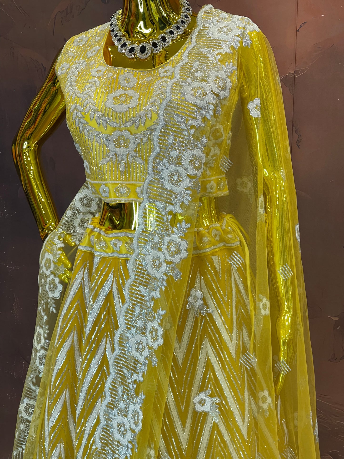 Marigold Aura – Sunny Yellow Lehenga Set