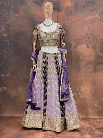 Lavender Royale – Designer Lehenga Set