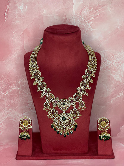 Royal Polki Bridal Necklace Set