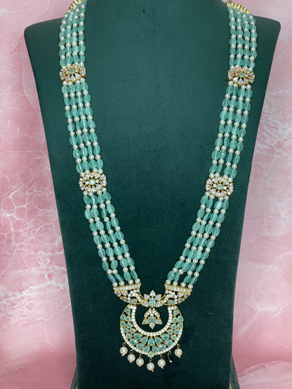 Pearl Mist Layered Necklace Set