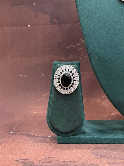 Midnight Radiance Diamond Necklace Set