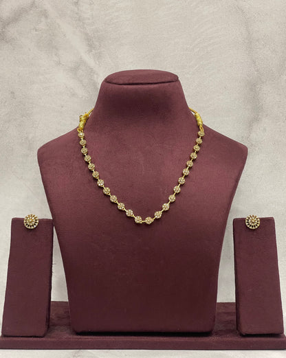 Dainty Floral Diamond Set