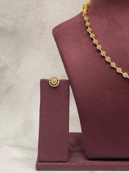 Dainty Floral Diamond Set