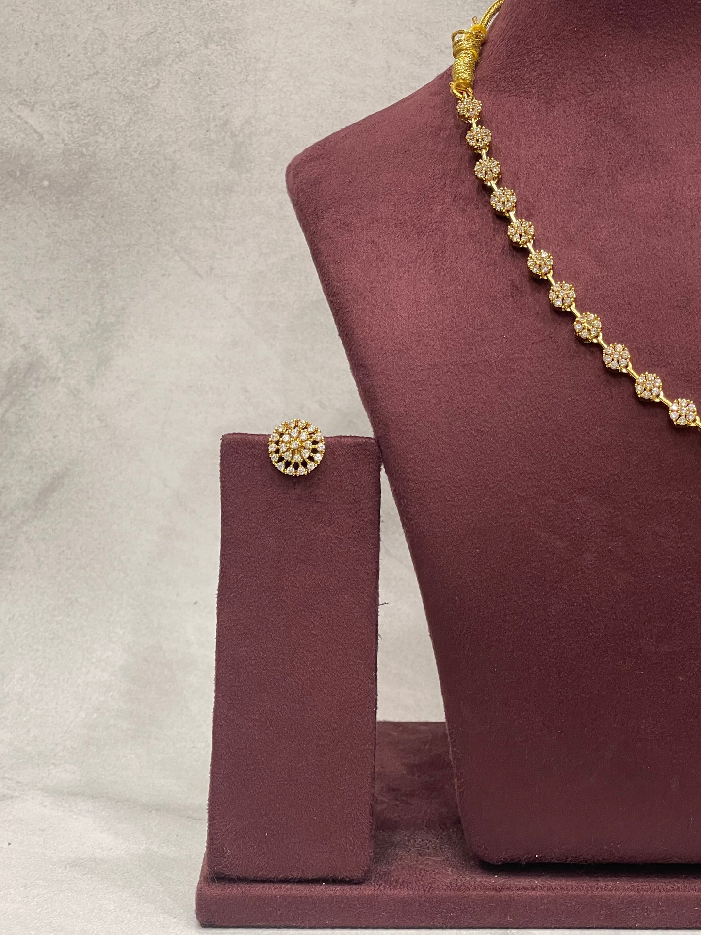 Dainty Floral Diamond Set