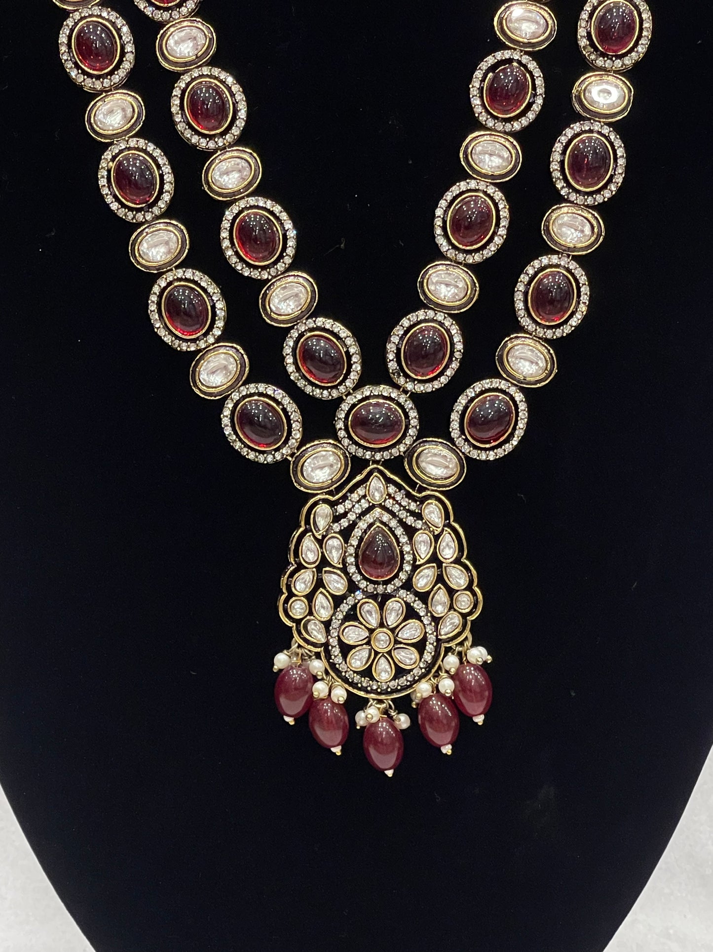 Heritage Ruby Kundan Bridal Set