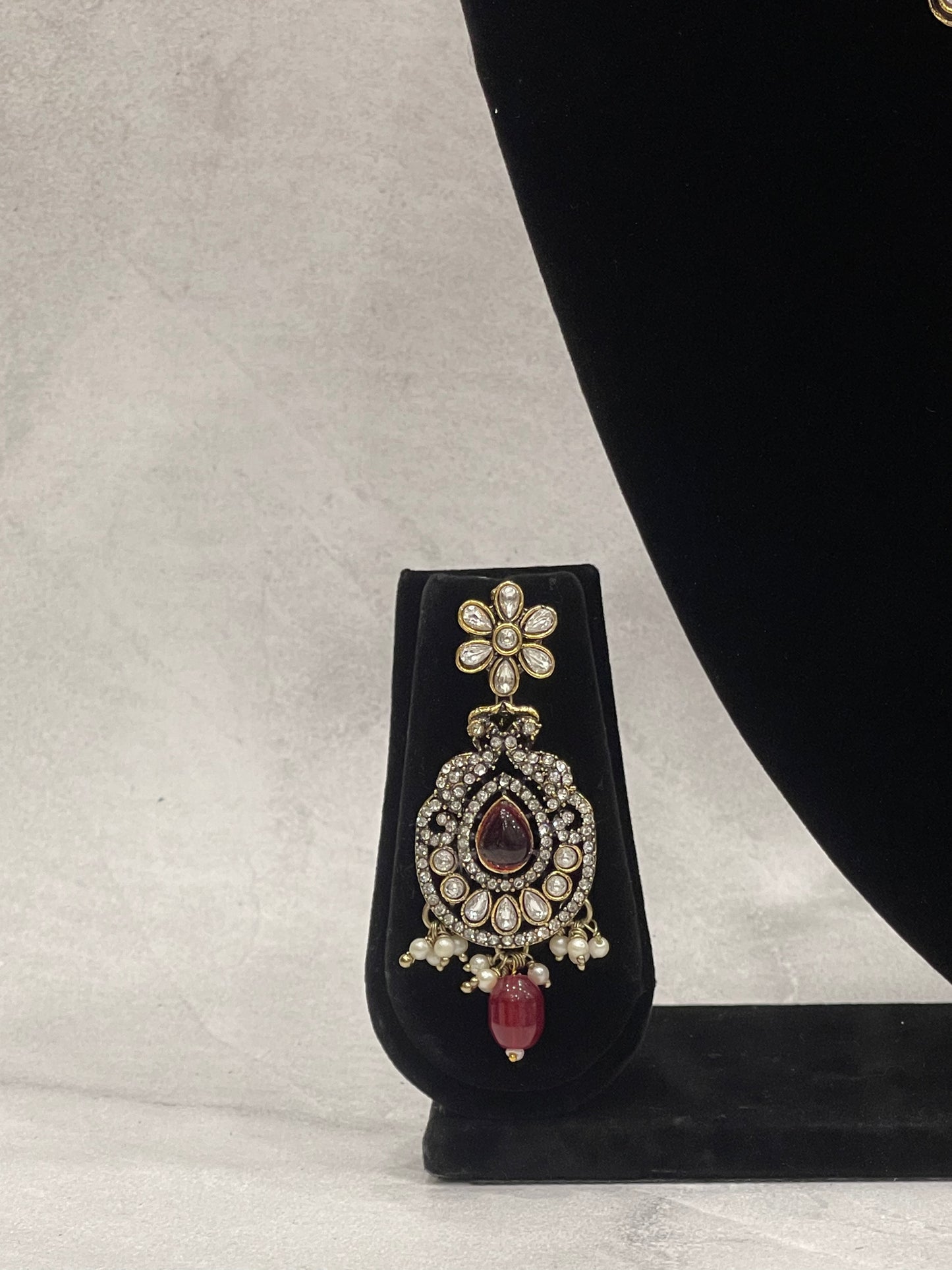 Heritage Ruby Kundan Bridal Set