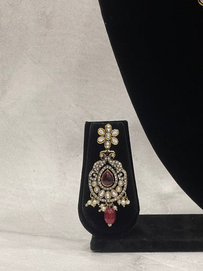 Heritage Ruby Kundan Bridal Set