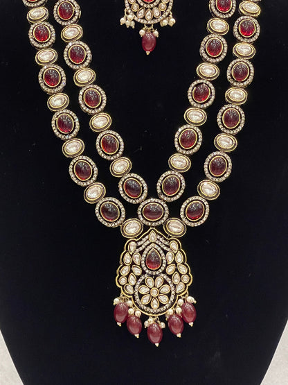 Heritage Ruby Kundan Bridal Set