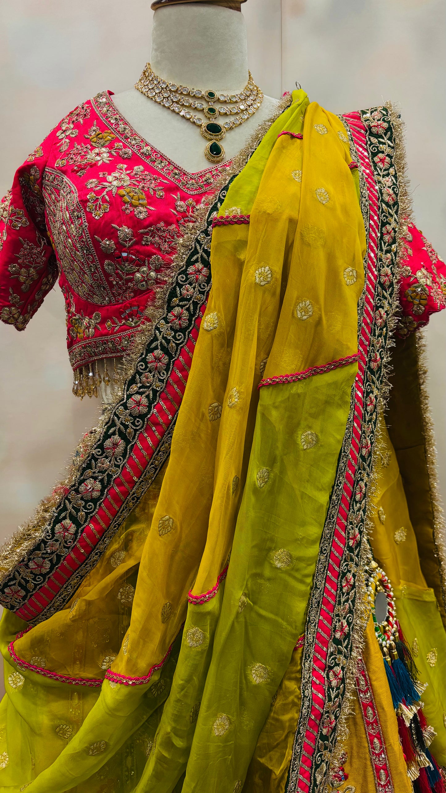Peony Parade – Multicolour Embroidered Lehenga Set